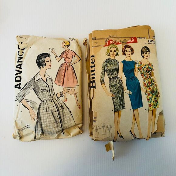 Vintage Sewing Patterns from the 60s Set of 4 - Picture 4 of 12